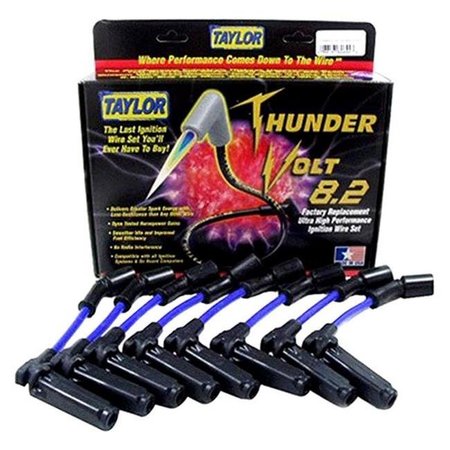 TAYLOR CABLE Taylor Cable T64-82644 8.2 mm Thundervolt Performance Ignition Wire Set for 2008 Buick Lacrosse; Blue T64-82644
